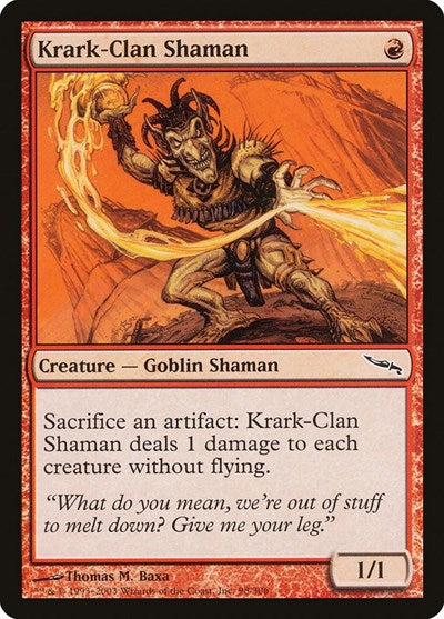 Krark-Clan Shaman [Mirrodin] | Exor Games Dartmouth