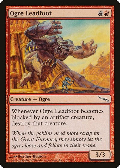 Ogre Leadfoot [Mirrodin] | Exor Games Dartmouth