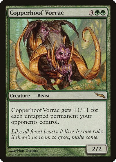 Copperhoof Vorrac [Mirrodin] | Exor Games Dartmouth