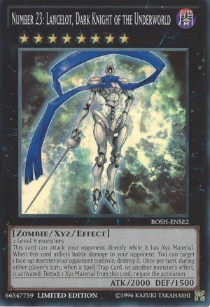 Number 23: Lancelot, Dark Knight of the Underworld [BOSH-ENSE2] Super Rare | Exor Games Dartmouth
