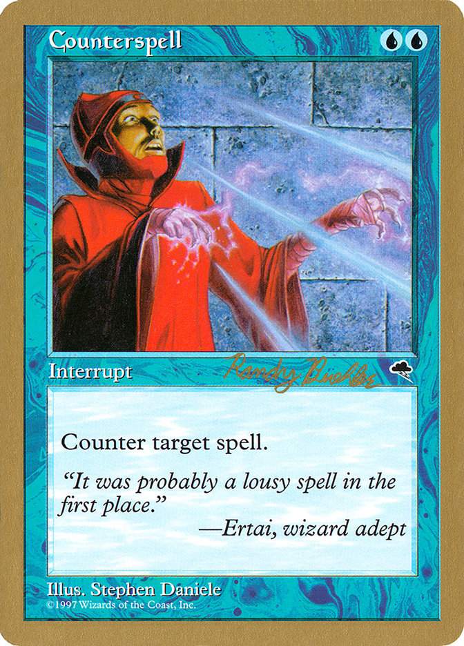 Counterspell (Randy Buehler) [World Championship Decks 1998] | Exor Games Dartmouth