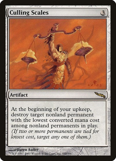 Culling Scales [Mirrodin] | Exor Games Dartmouth