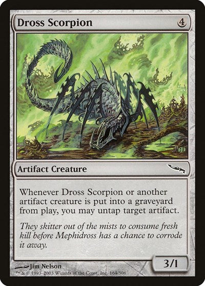 Dross Scorpion [Mirrodin] | Exor Games Dartmouth