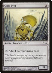Gold Myr [Mirrodin] | Exor Games Dartmouth