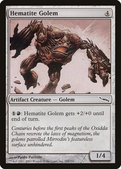 Hematite Golem [Mirrodin] | Exor Games Dartmouth