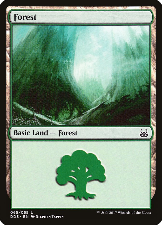 Forest (65) [Duel Decks: Mind vs. Might] | Exor Games Dartmouth