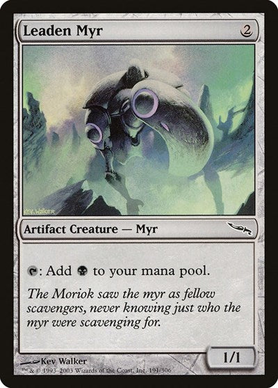 Leaden Myr [Mirrodin] | Exor Games Dartmouth