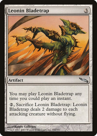 Leonin Bladetrap [Mirrodin] | Exor Games Dartmouth