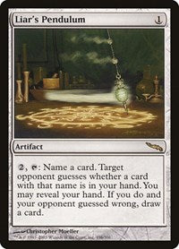 Liar's Pendulum [Mirrodin] | Exor Games Dartmouth