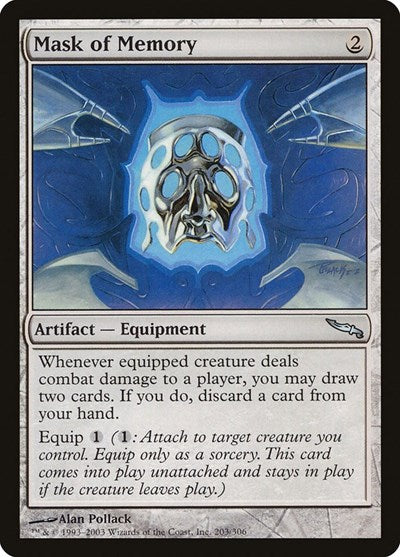 Mask of Memory [Mirrodin] | Exor Games Dartmouth