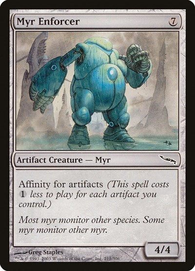 Myr Enforcer [Mirrodin] | Exor Games Dartmouth