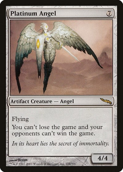 Platinum Angel [Mirrodin] | Exor Games Dartmouth