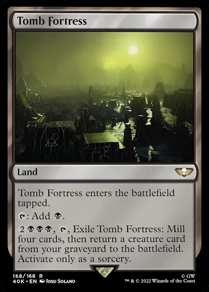 Tomb Fortress (Surge Foil) [Universes Beyond: Warhammer 40,000] | Exor Games Dartmouth