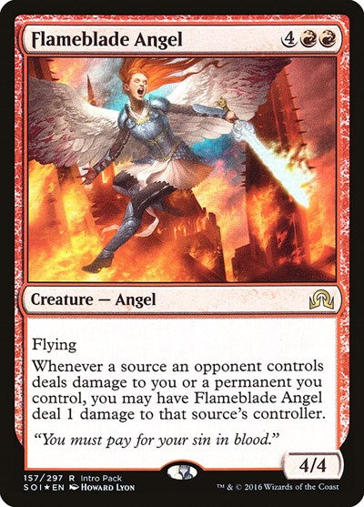 Flameblade Angel [Shadows over Innistrad Promos] | Exor Games Dartmouth