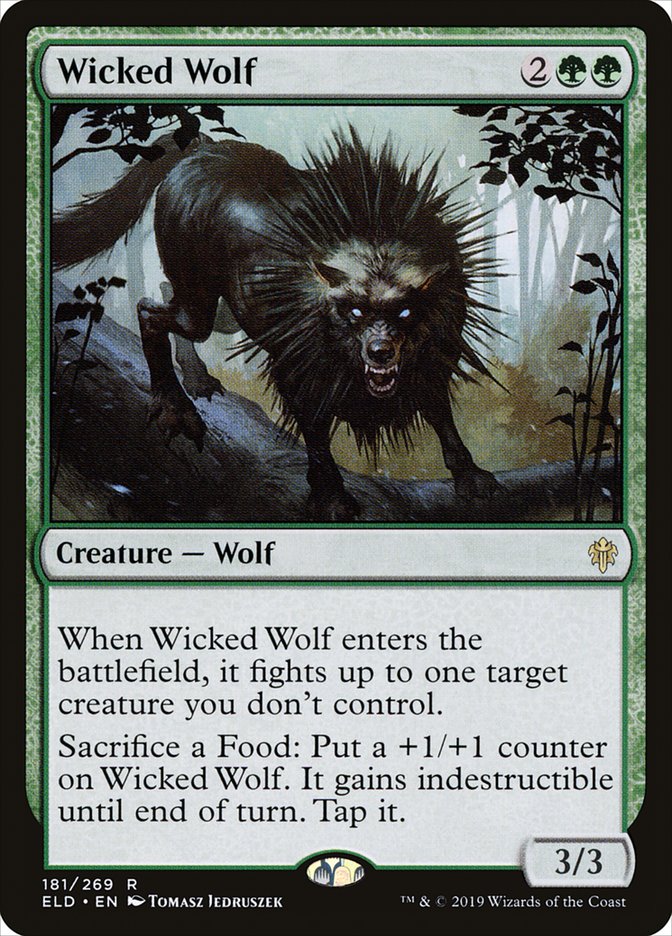 Wicked Wolf [Throne of Eldraine] | Exor Games Dartmouth