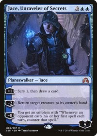 Jace, Unraveler of Secrets [Shadows over Innistrad] | Exor Games Dartmouth