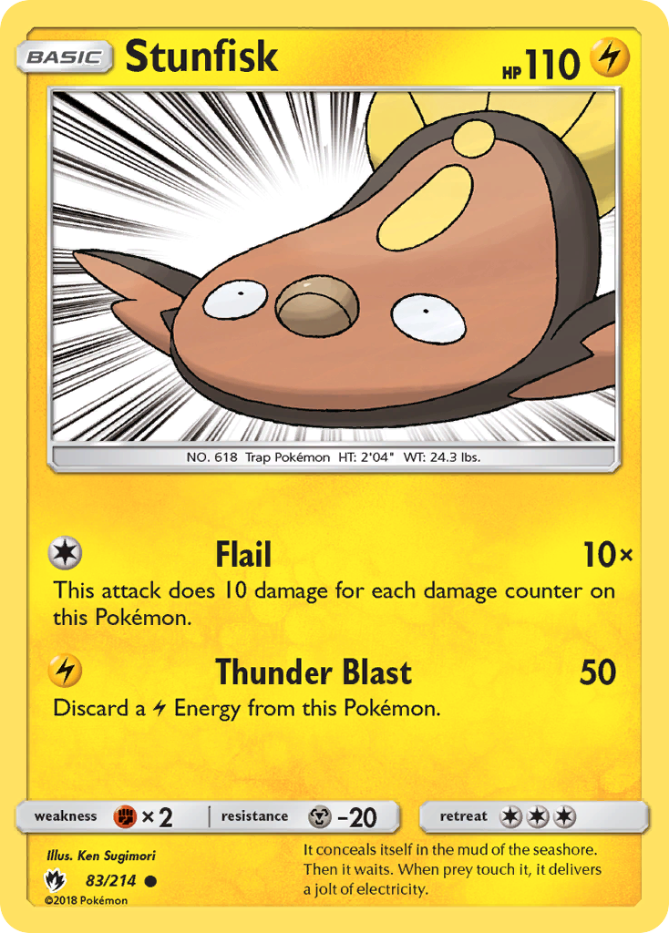 Stunfisk (83/214) [Sun & Moon: Lost Thunder] | Exor Games Dartmouth