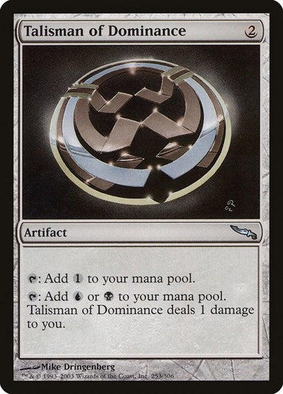 Talisman of Dominance [Mirrodin] | Exor Games Dartmouth