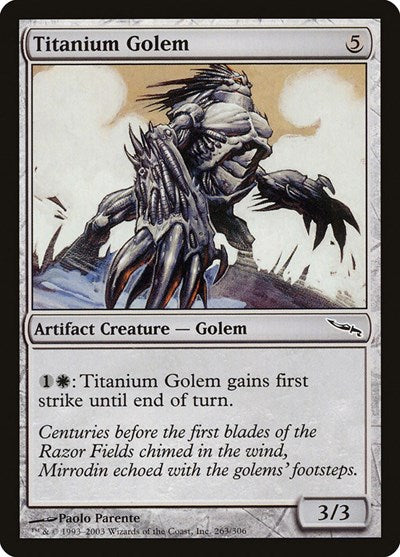 Titanium Golem [Mirrodin] | Exor Games Dartmouth