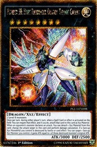 Number 38: Hope Harbinger Dragon Titanic Galaxy [PGL3-EN008] Gold Secret Rare | Exor Games Dartmouth