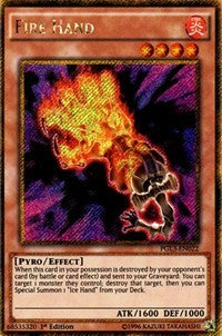 Fire Hand [PGL3-EN022] Gold Secret Rare | Exor Games Dartmouth