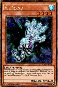 Ice Hand [PGL3-EN023] Gold Secret Rare | Exor Games Dartmouth