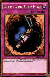 Deep Dark Trap Hole [PGL3-EN037] Gold Secret Rare | Exor Games Dartmouth