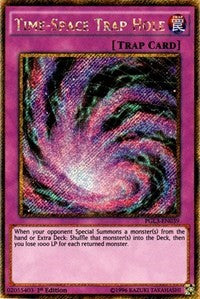 Time-Space Trap Hole [PGL3-EN039] Gold Secret Rare | Exor Games Dartmouth