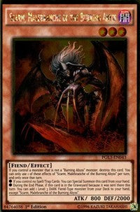 Scarm, Malebranche of the Burning Abyss [PGL3-EN043] Gold Rare | Exor Games Dartmouth