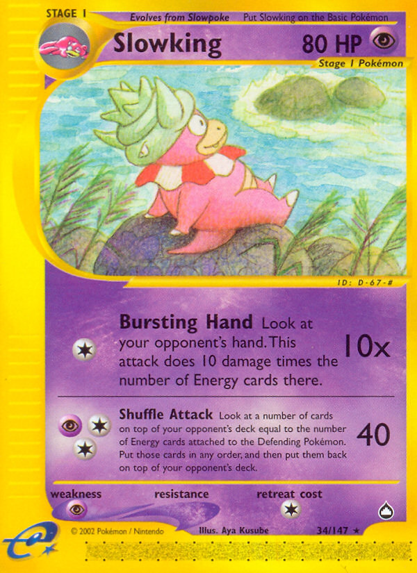 Slowking (34/147) [Aquapolis] | Exor Games Dartmouth