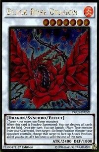 Black Rose Dragon [PGL3-EN059] Gold Rare | Exor Games Dartmouth