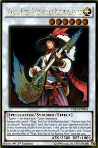 Virgil, Rock Star of the Burning Abyss [PGL3-EN061] Gold Rare | Exor Games Dartmouth