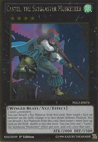 Castel, the Skyblaster Musketeer [PGL3-EN076] Gold Rare | Exor Games Dartmouth