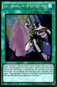 The Terminus of the Burning Abyss [PGL3-EN088] Gold Rare | Exor Games Dartmouth