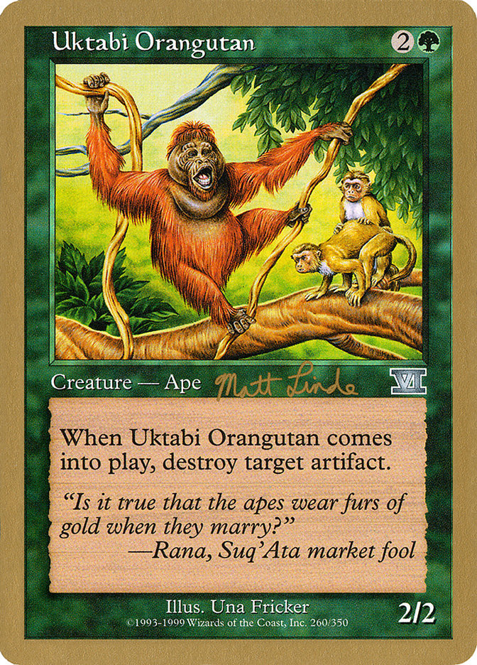 Uktabi Orangutan (Matt Linde) [World Championship Decks 1999] | Exor Games Dartmouth