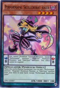 Performapal Skullcrobat Joker [OP01-EN007] Super Rare | Exor Games Dartmouth