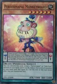 Performapal Monkeyboard [OP01-EN008] Super Rare | Exor Games Dartmouth