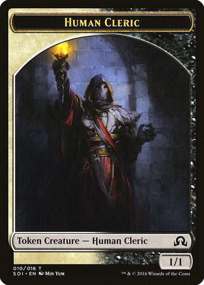 Human Cleric [Shadows over Innistrad Tokens] | Exor Games Dartmouth