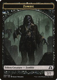 Zombie [Shadows over Innistrad Tokens] | Exor Games Dartmouth