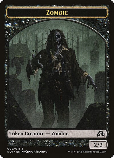 Zombie [Shadows over Innistrad Tokens] | Exor Games Dartmouth