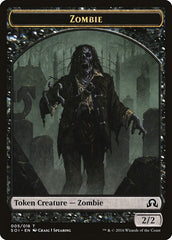 Zombie [Shadows over Innistrad Tokens] | Exor Games Dartmouth