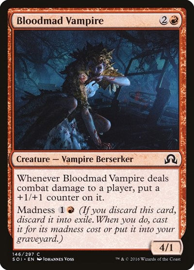 Bloodmad Vampire [Shadows over Innistrad] | Exor Games Dartmouth