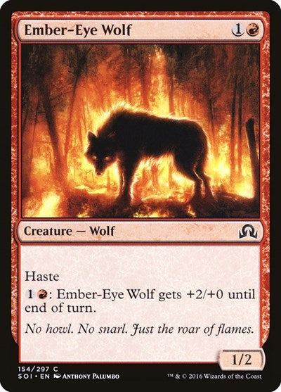 Ember-Eye Wolf [Shadows over Innistrad] | Exor Games Dartmouth