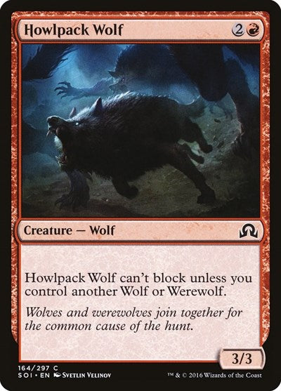 Howlpack Wolf [Shadows over Innistrad] | Exor Games Dartmouth