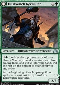 Duskwatch Recruiter // Krallenhorde Howler [Shadows over Innistrad] | Exor Games Dartmouth