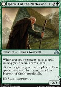 Hermit of the Natterknolls // Lone Wolf of the Natterknolls [Shadows over Innistrad] | Exor Games Dartmouth