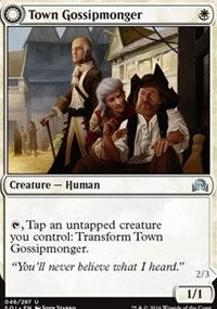 Town Gossipmonger // Incited Rabble [Shadows over Innistrad] | Exor Games Dartmouth