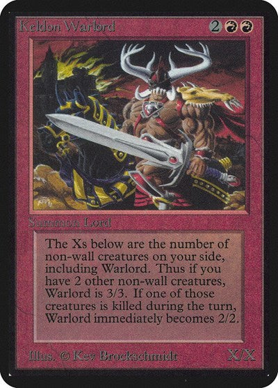 Keldon Warlord [Limited Edition Alpha] | Exor Games Dartmouth