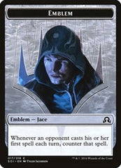 Jace, Unraveler of Secrets Emblem [Shadows over Innistrad Tokens] | Exor Games Dartmouth