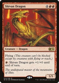 Shivan Dragon [Welcome Deck 2016] | Exor Games Dartmouth